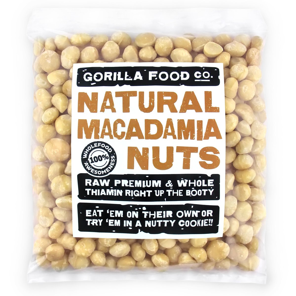 Macadamia Nuts - 800g | Whole | Raw | Unsalted | Style 1 Premium Grade