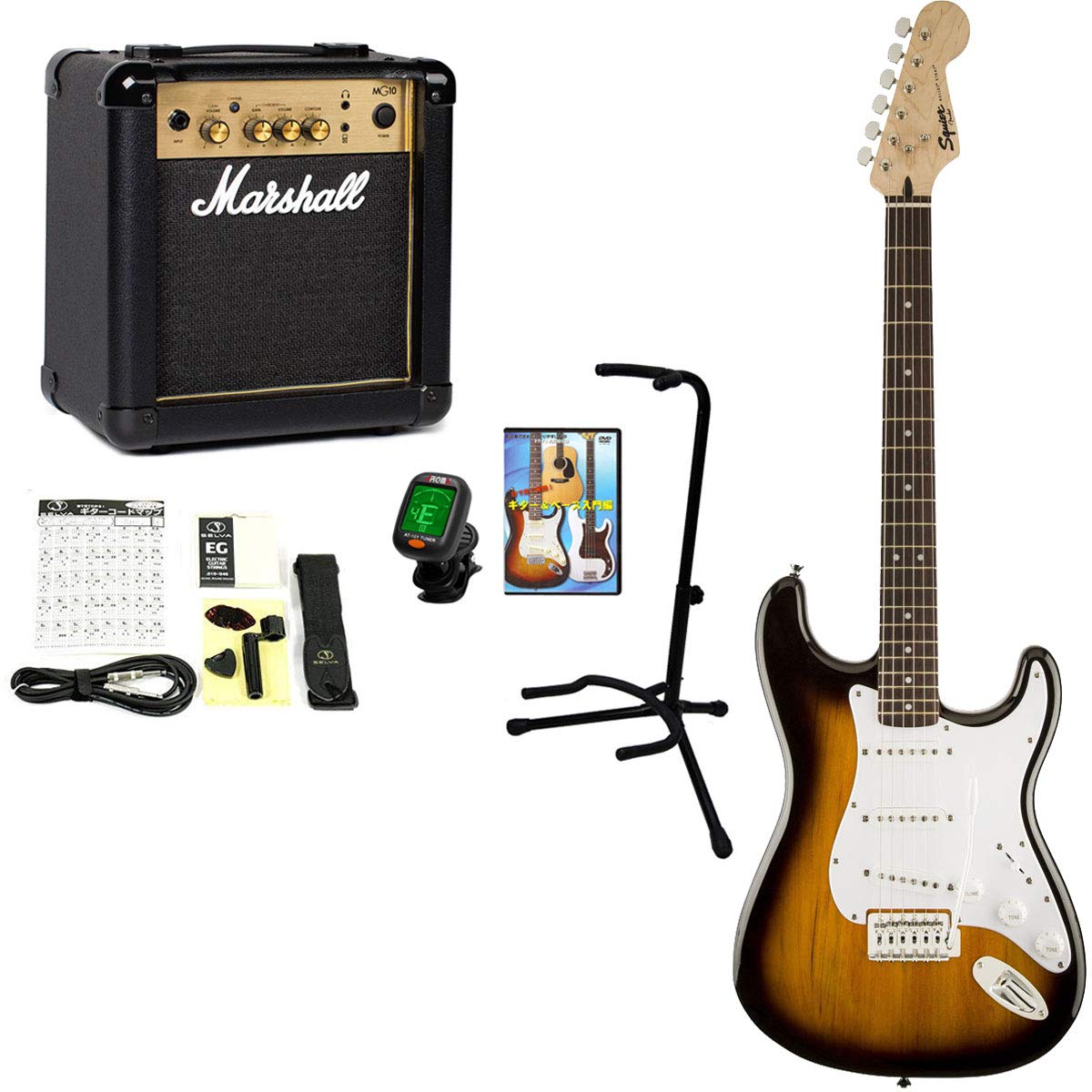 Amazon | Squier by Fender エレキギター Bullet® Strat® with Tremolo 