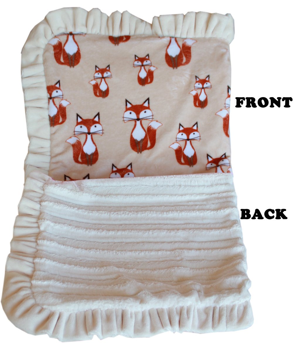 Mirage Pet Products Luxurious Plush Blanket Foxy Full Size