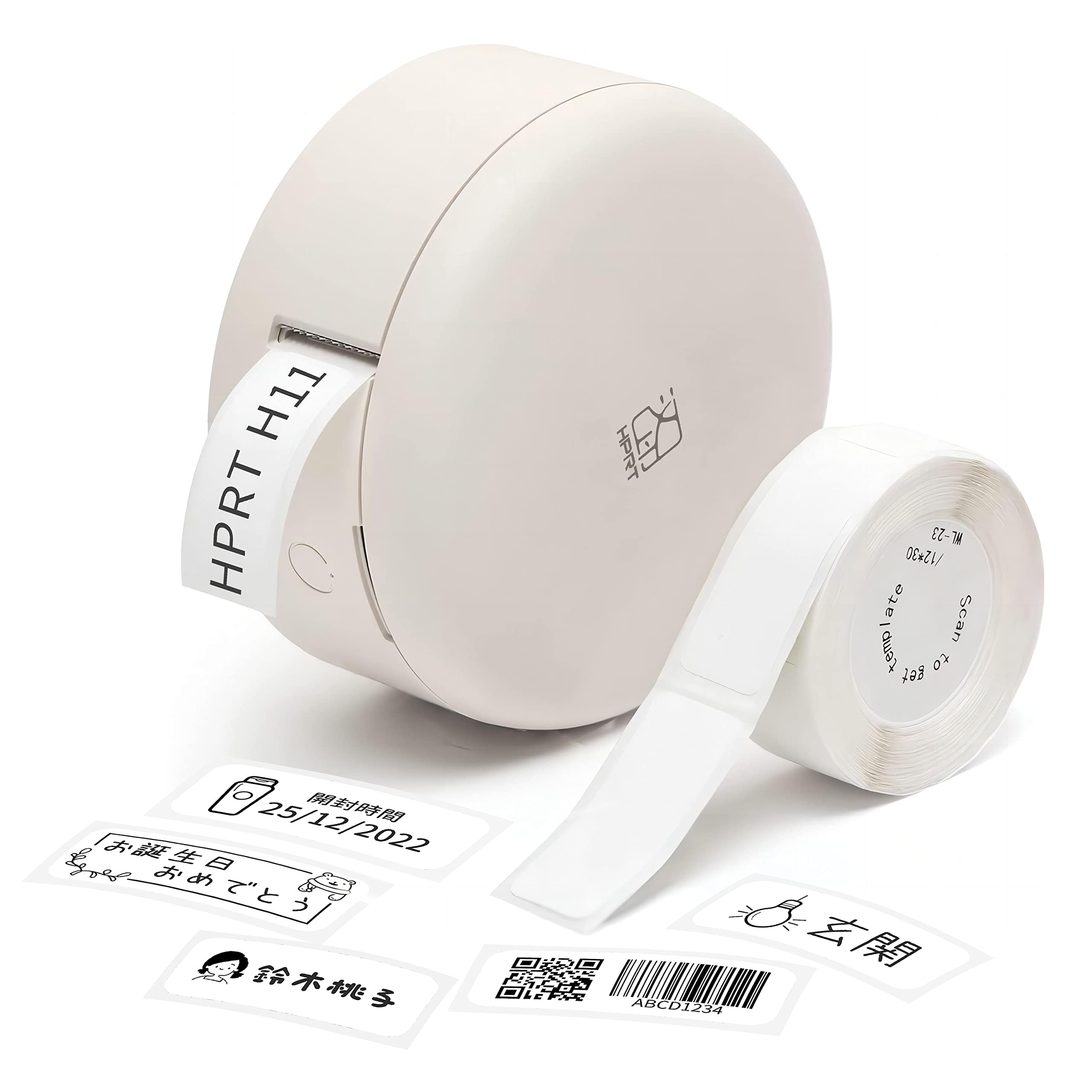 Amazon.co.jp: HPRT H11 ラベルライター 感熱 ラベル用紙付き スマホ