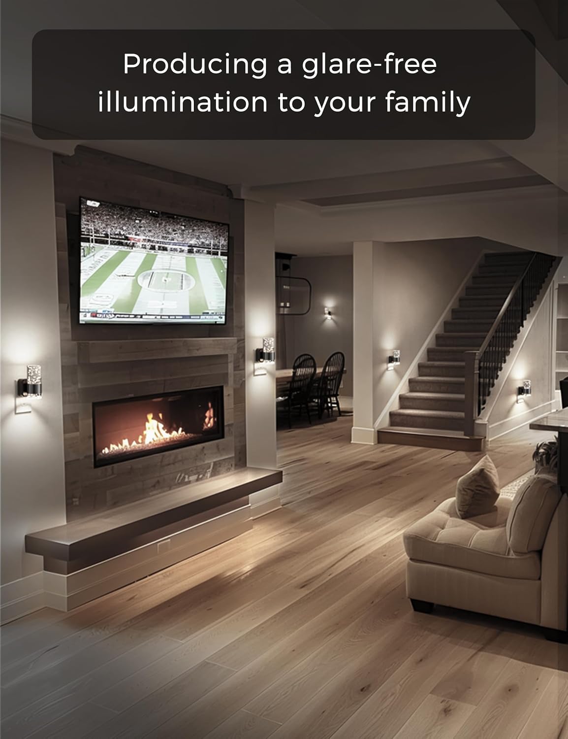 L LOHAS LED Night Light,Dimmable Night Lights Plug into Wall, 2 Pack Acrylic Nightlights with 0-100 LM Adjustable Brightness, 5000K Plug in Night Light with Dusk to Dawn Sensor, for Bathroom Hallway