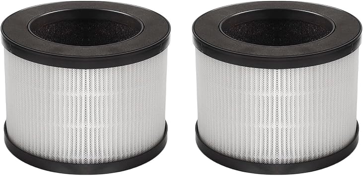 2 Pack H13 True Replacement Filter for Tolife TZ, FreAire 6391RGB, for AROEVE MK01/MK06, for KLOUDI DH-JH01 Air Purifier 3 in 1 with Activated Carbon
