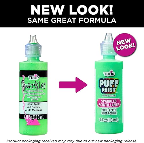 Miniatura 238 de Tulip pintura en relieve para tela 4 onzas Morado brillante