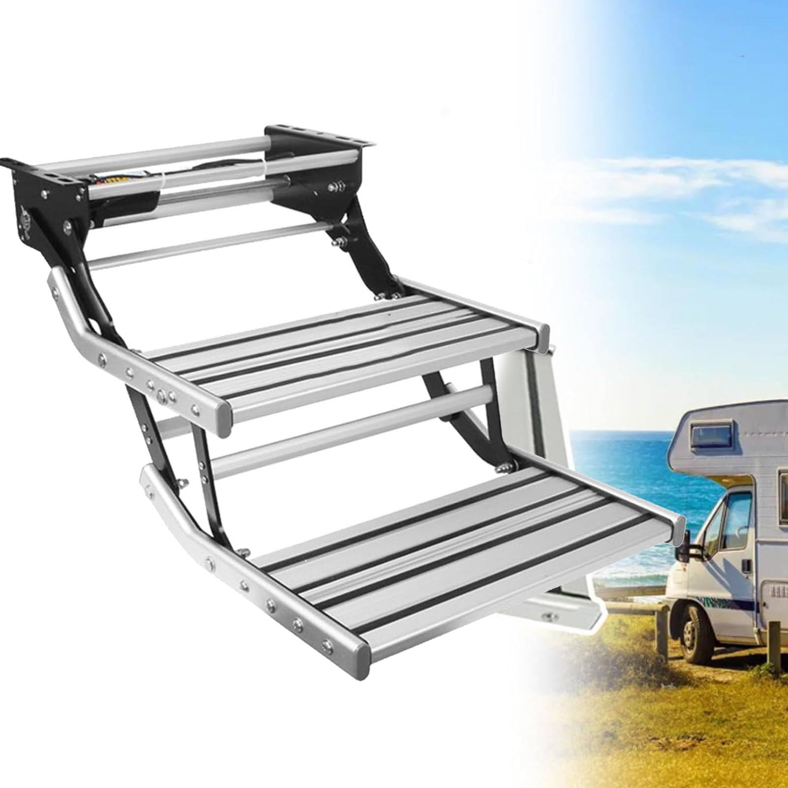Marchepied électrique camping-car pour faciliter vos étapes de voyage
