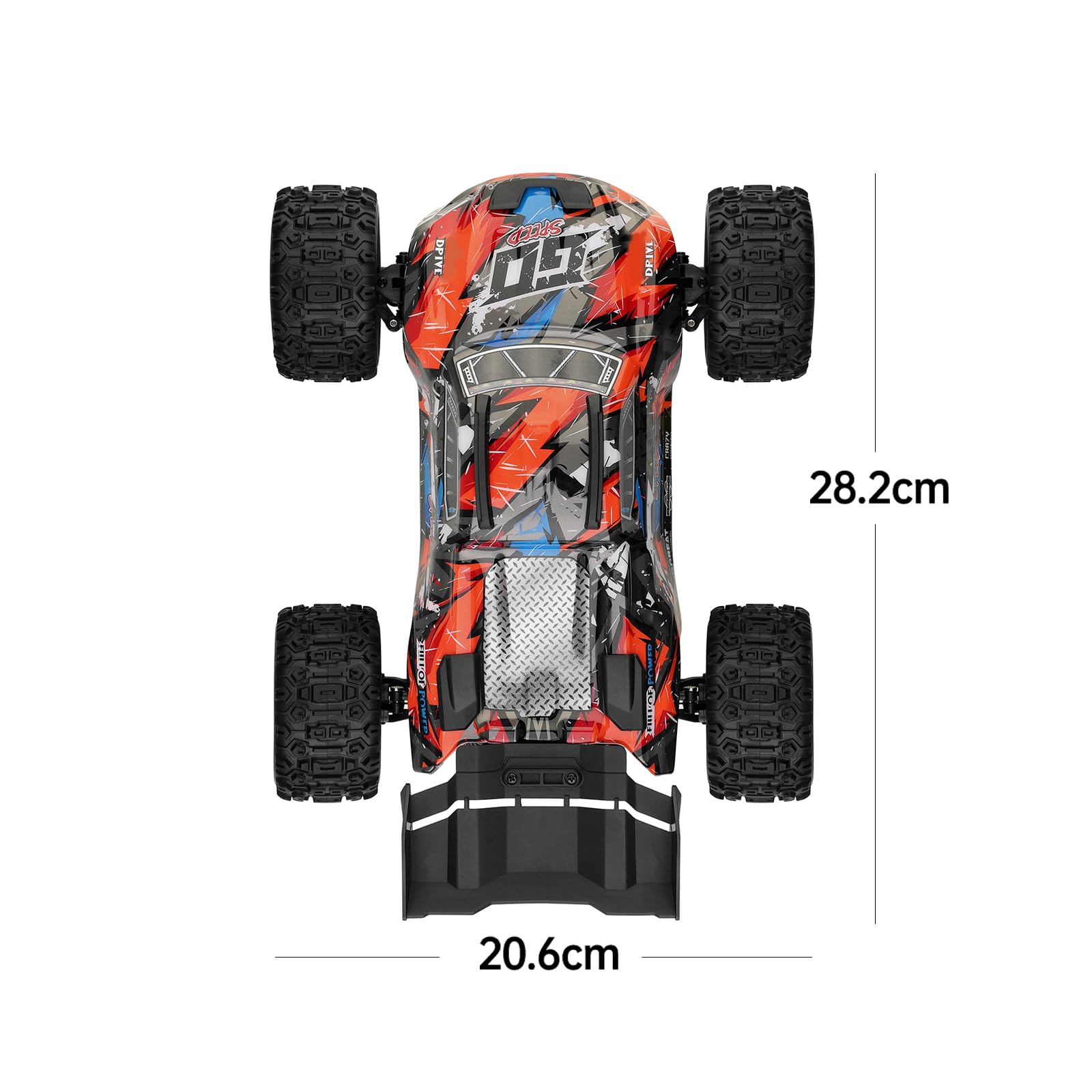 Elektrische Kinderauto SucceBuy 1:18 Schaal Afstandsbediening Auto Verstelbare Snelheid 4wd Off Road Truck Hoge Snelheid 45 Km U Met 45deg Wheelie