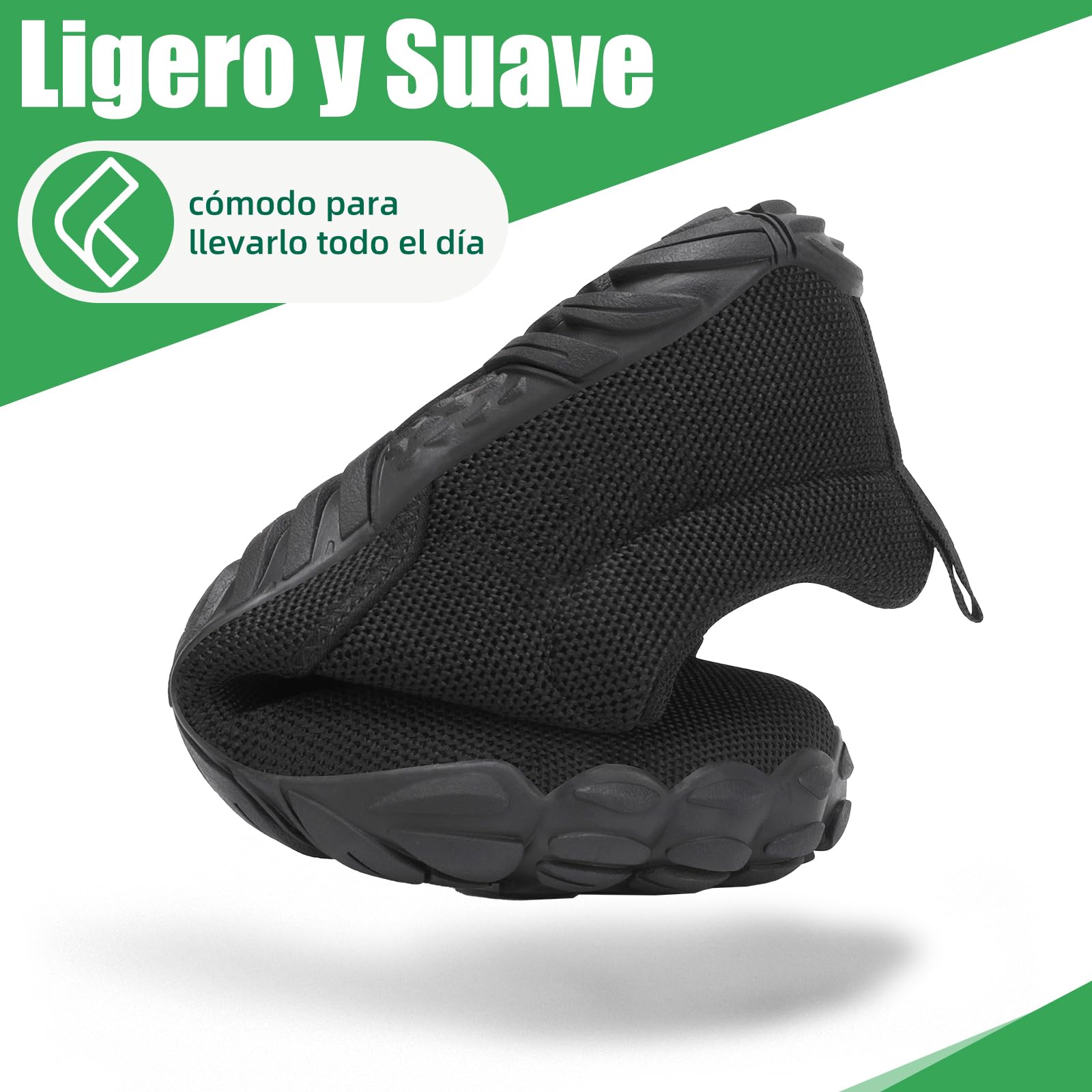 SAGUARO Unisex Zapatos Barefoot Antideslizante y Ligeras Zapatillas de Trail Running, Talla 36-48