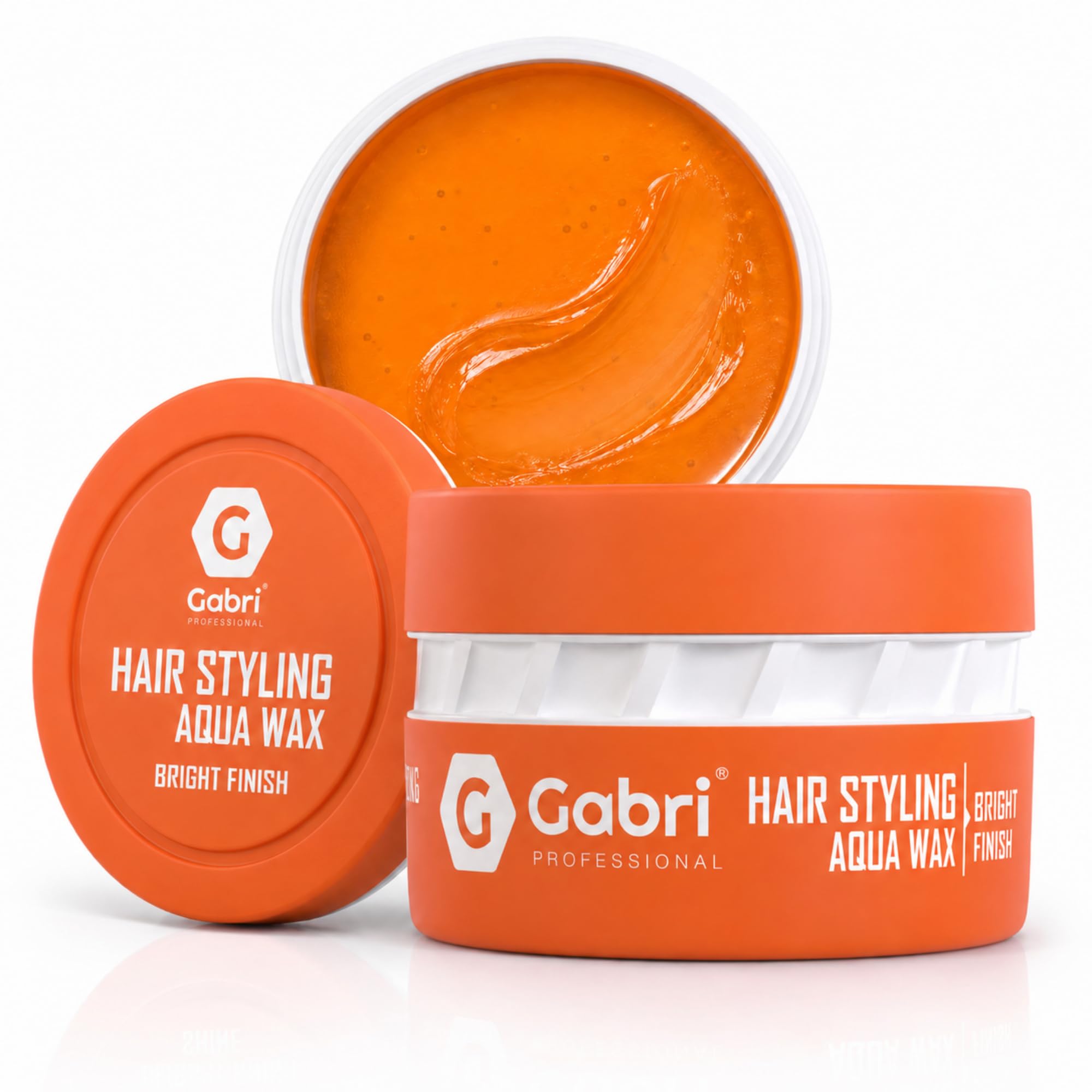 Gabri Hair Styling Wax 150ml, Hair Gel Wax, Edge Control, Maximum Control and Long Lasting, Men & Women Hair Wax (Bright Finish)