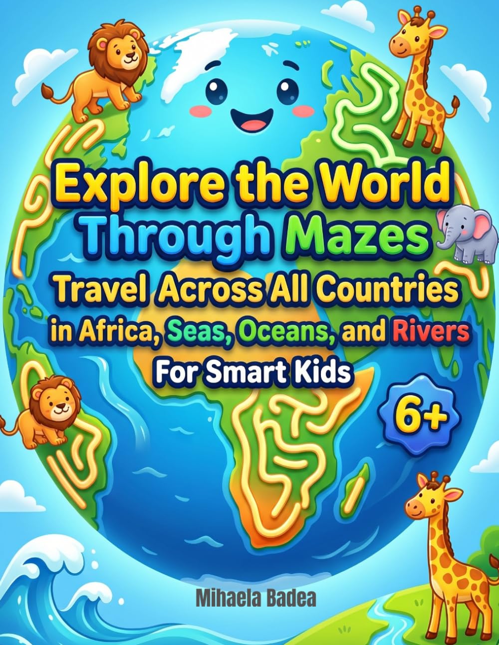 Explore the World Through Mazes: Travel Across All Countries in Africa, Seas, Oceans, and Rivers