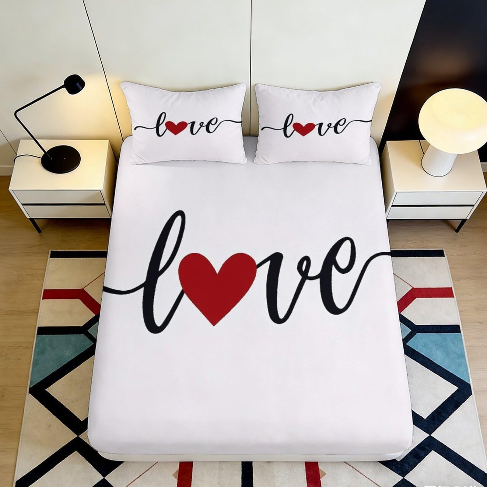 3D Printed Bed Cover Microfiber with Artistic Design for Dustproof and Easy Cleaning in France 90x200x25cm
