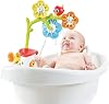 Yookidoo Baby Bath Mobile - الزهور الدوارة ونافورة دوارة لتطوير وقت الاستحمام لحديثي الولادة والأطفال الصغار (لا يشمل الحوض) - ملحقات على أي حجم من حجرة الاستحمام - 0 - 2 سنوات.