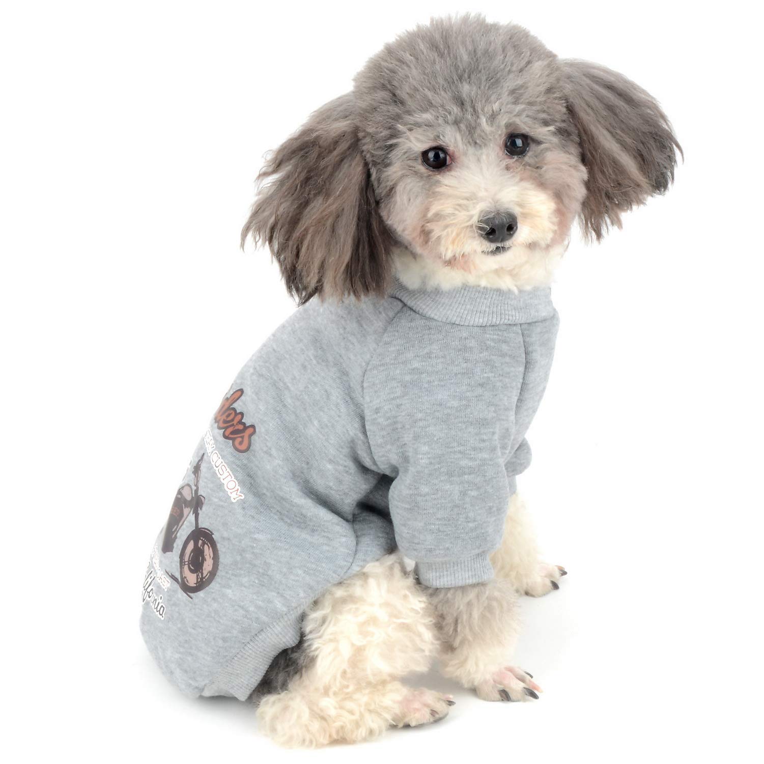 Amazon | ZUNEA 犬服 秋冬 パーカー コート 小型犬 おしゃれ