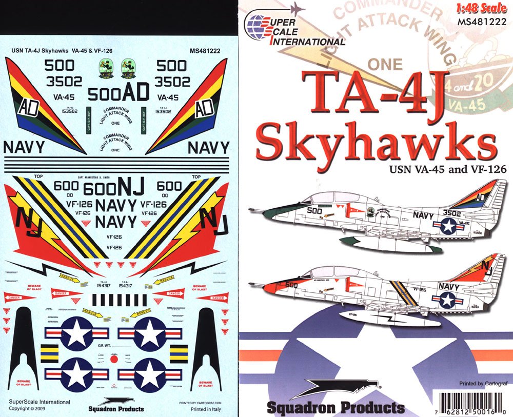 TA-4J Skyhawks Decals #1