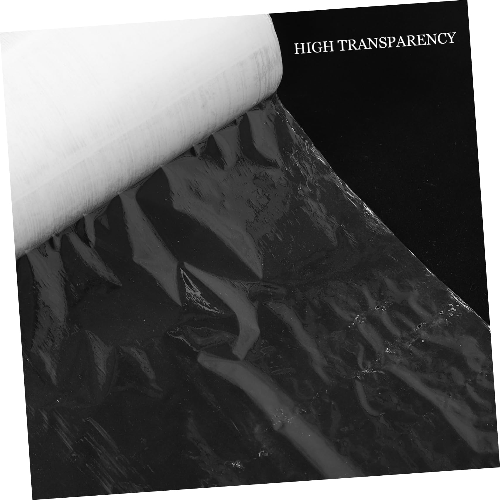 Angoily Film Étirable D’emballage Transparent en Hdpe, Forte Auto-adhérence, Résistant à L’eau la Poussière, Déménagement Stockage