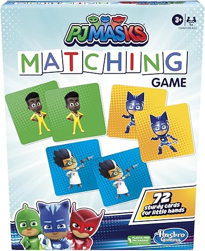PJ Masks - Juego a juego para niños a partir de 3 años divertido juego de memoria preescolar para más de 1 jugadores