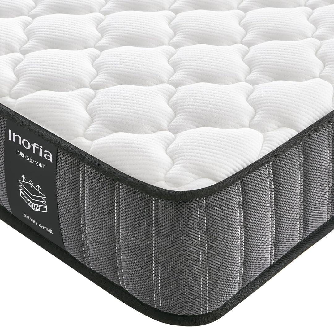 マットレス ダブル 高密度ウレタン 高反発 極厚20cm 体圧分散 3D