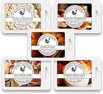 Pumpkin Patch Soy Wax Melts Variety Pack, 5 Count 16 Ounces