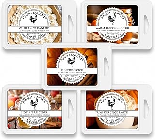 USA Grown Soy Wax Melts - Fall - Bakery Variety Packs – 5 Pack, 16oz Total – Wax Melt Warmer Scents – (Pumpkin Patch Variety Pack)