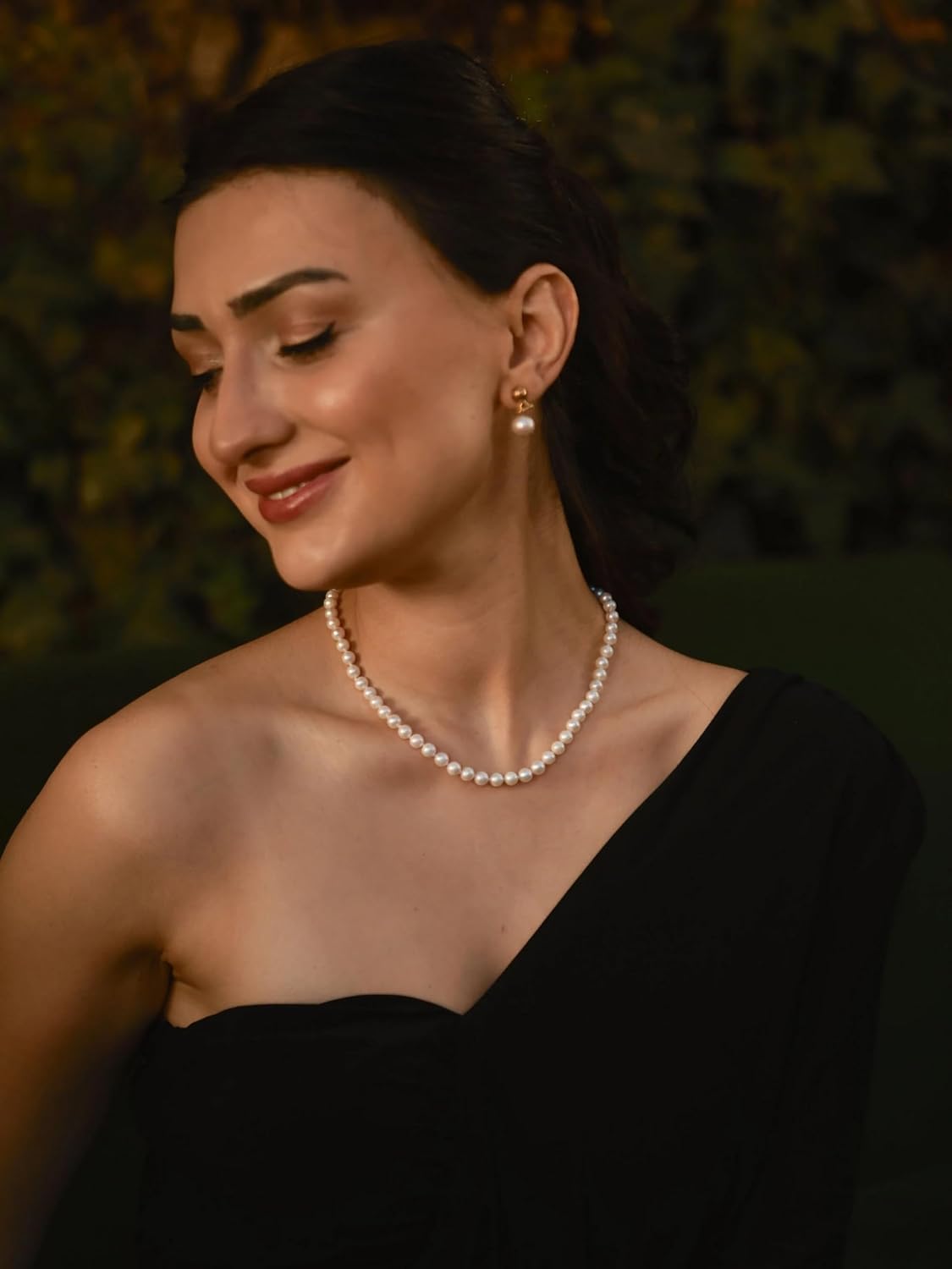 Pearl Necklaces for women,14"-20" Lengths Dainty Pearls Choker Necklaces Pearls Jewelry - Image 5
