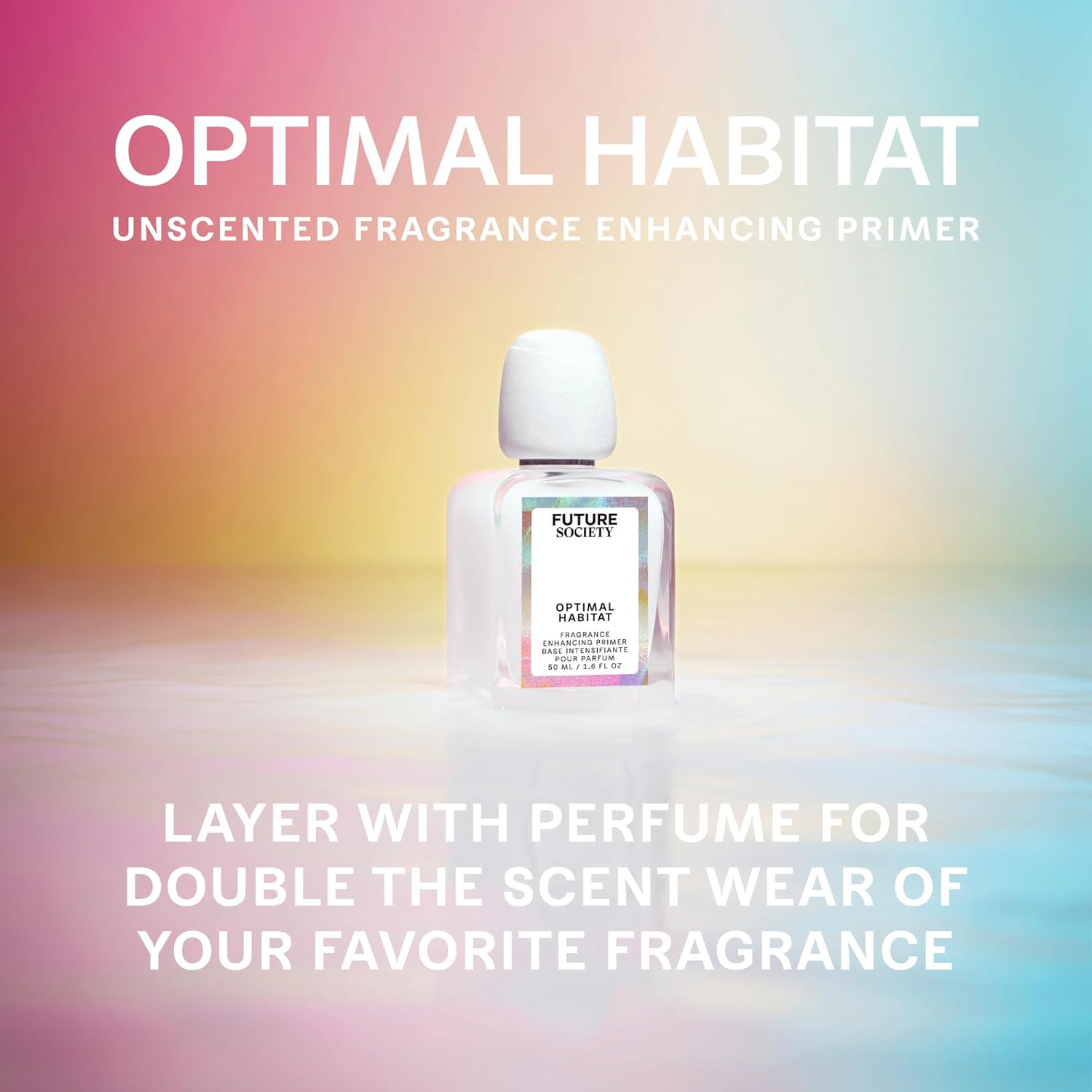 Future Society Optimal Habitat Fragrance Enhancing Primer - Luxury Perfume Primer Increases Longevity of Fragrances - Unscented Layering Spray Extends Perfume Wear To 16 Hours - 50ml - Image 3