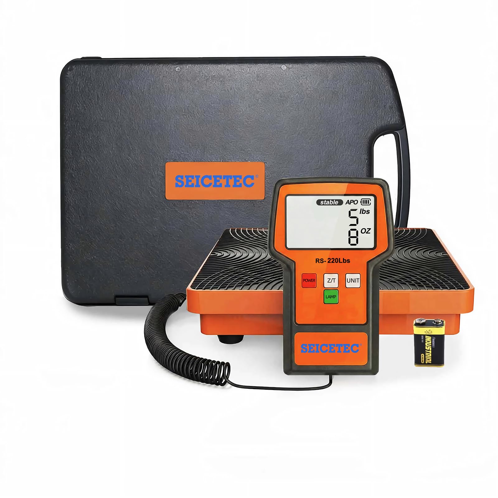 Refrigerant Scale 220 LBS, HVAC Freon Scale with LB+OZ Large Display Screen