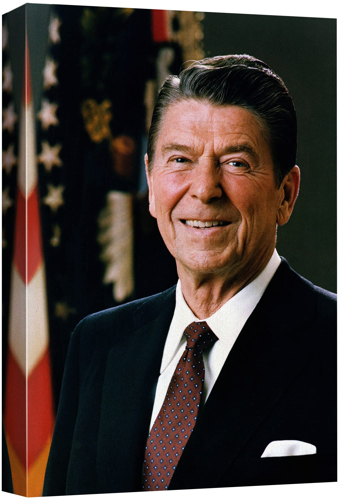 Amazon.co.jp: wall26 - ロナルド・レーガンの肖像画 (第40代大統領