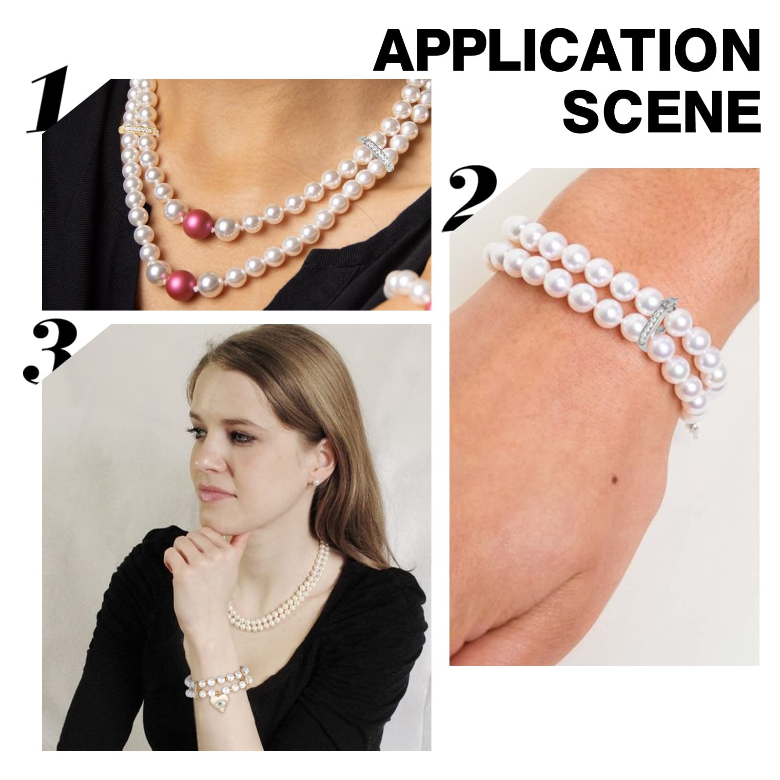 SUNNYCLUE 1 Boîte 6Pcs 3 Couleurs Collier Superposition Fermoir Collier Couches Fermoir Rhinest1 Chaîne Extender Collier Connecteurs pour Plusieurs Colliers Fabrication de Bijoux Femmes DIY Chaînes Em SUNNYCLUE 1 Boîte 6Pcs 3 Couleurs Collier Superposition Fermoir Collier Couches Fermoir Rhinest1 Chaîne Extender Collier Connecteurs pour Plusieurs Colliers Fabrication de Bijoux Femmes DIY Chaînes Em