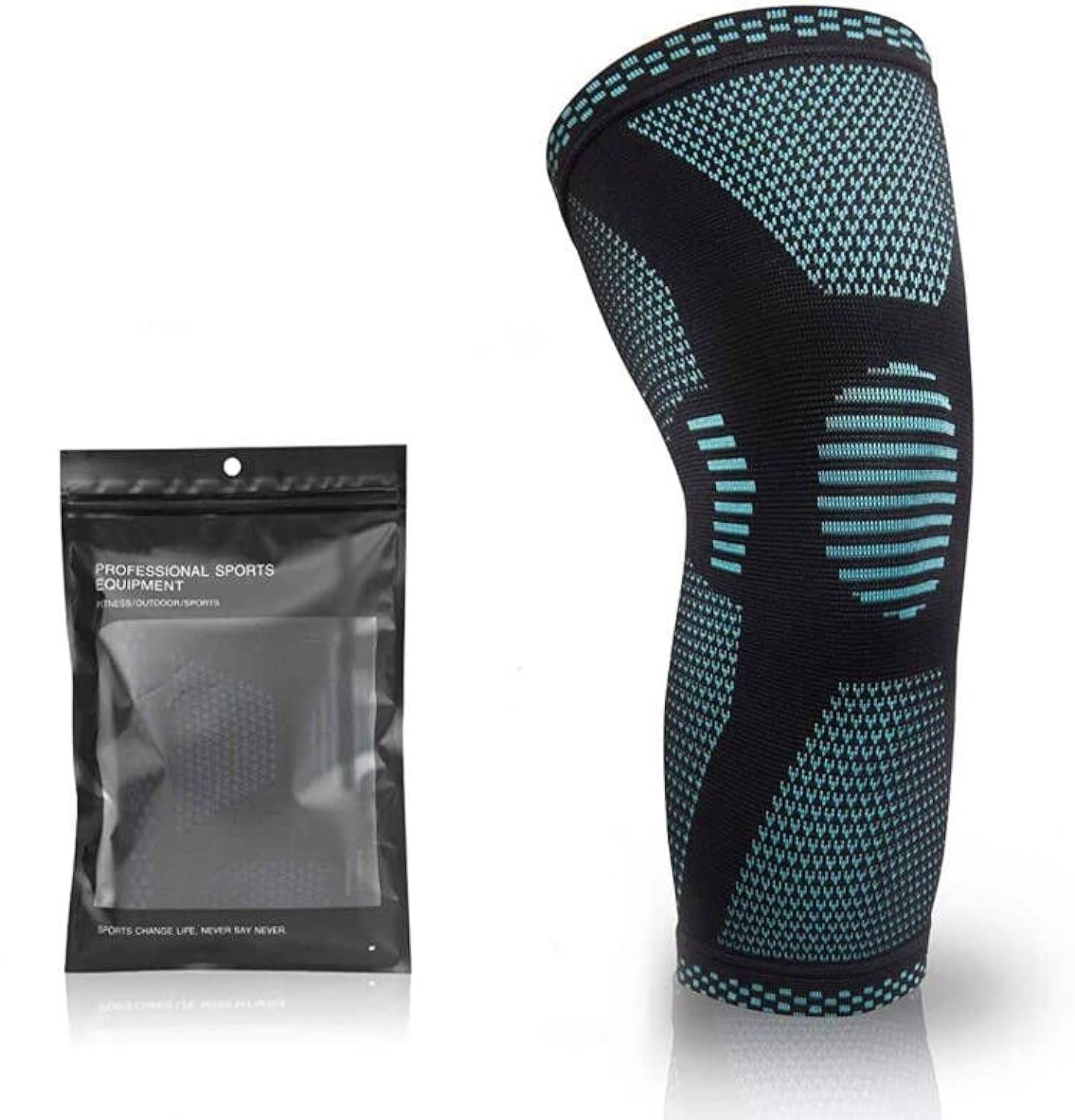 Knee Compression Sleeve Best Knee Brace for Knee Pain for Men & Women Knee Support for Running, Basketball, Weightlifting, Gym, Workout, Sports