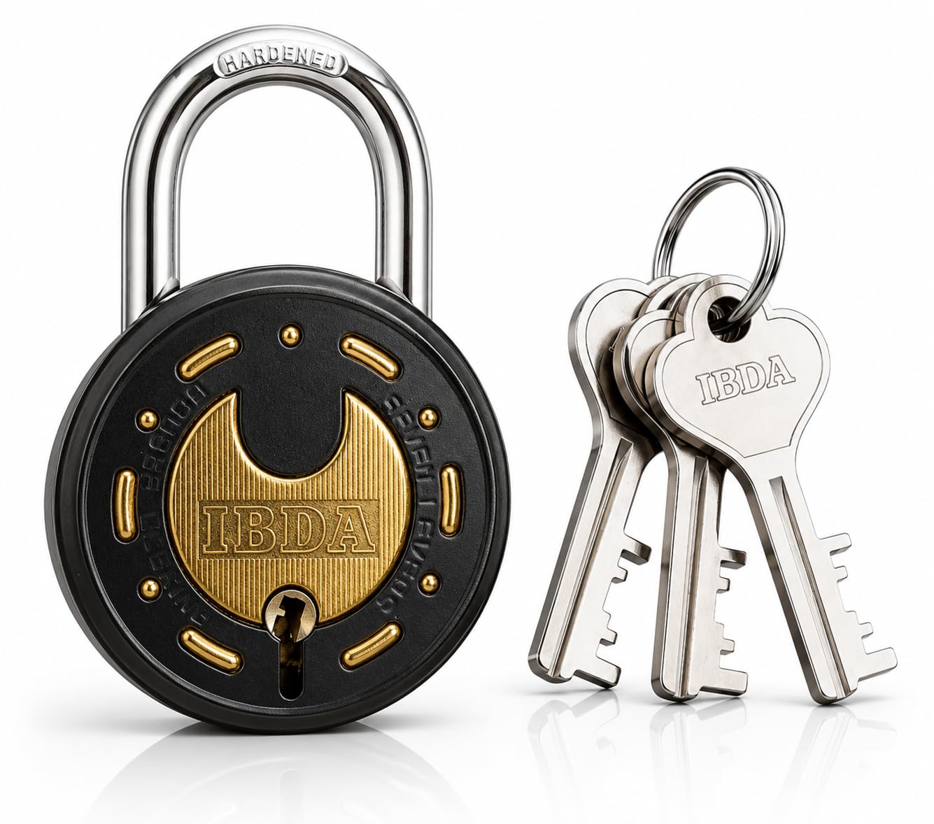 Steel Lock And Key 65Mm|Double Locking|7 Levers' Technology|Rivetless Padlock|Lock For Home,Shutter,Gate,Door,Kadi,Channel,Chain,Shop,School,Warehouse,Flat,Outdoor-Indoor Use,Multicolor-image-36