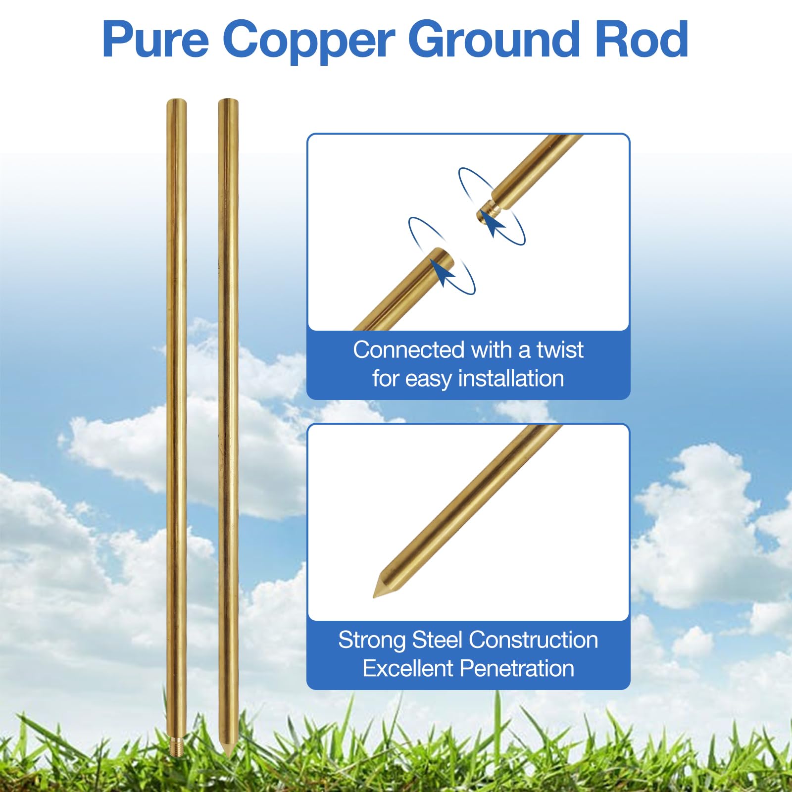 Electric Fence Ground Rod Electric Fencer P4 Plus Electric Fence