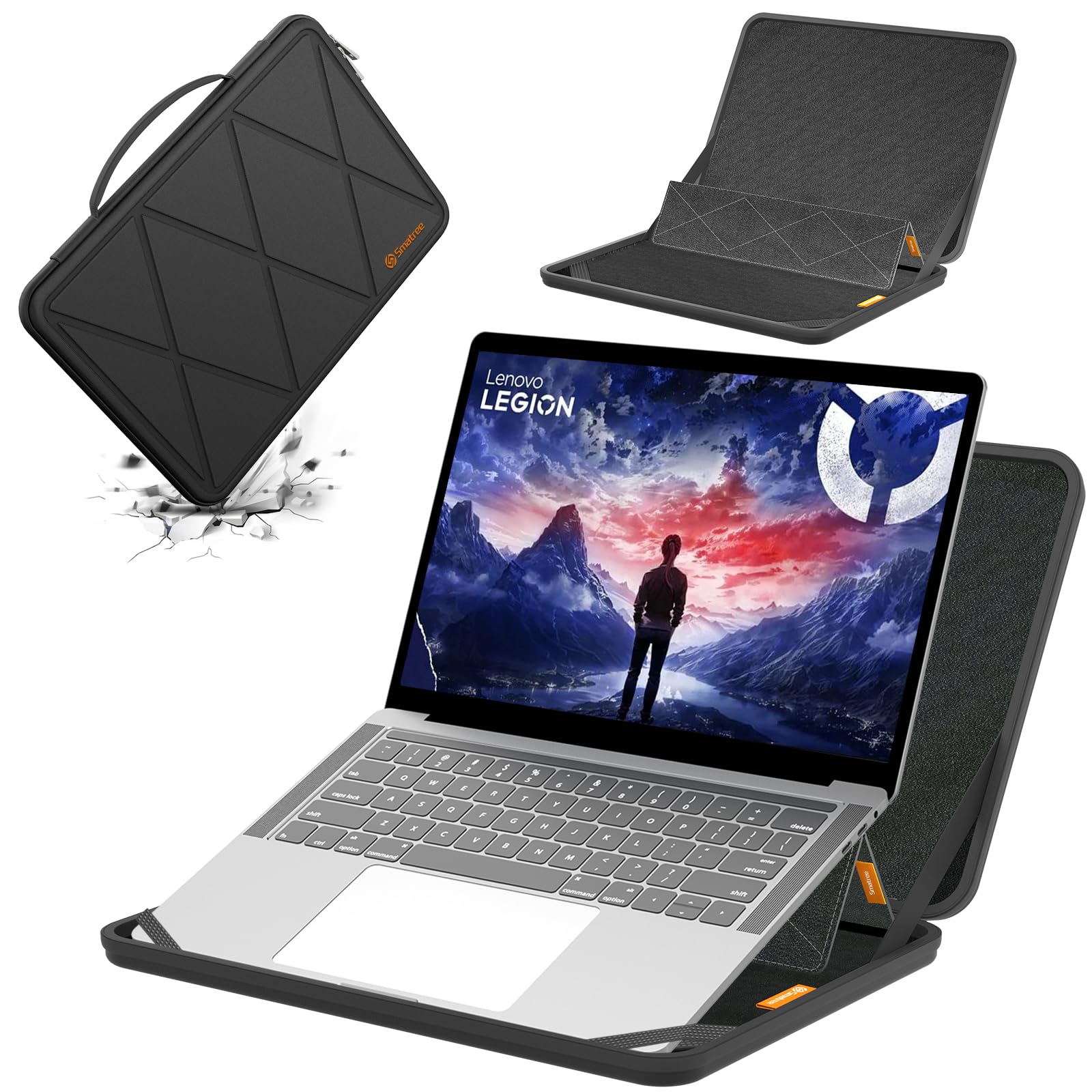 Amazon.com: Smatree MS89 Hard EVA Sleeve with Stand for 16