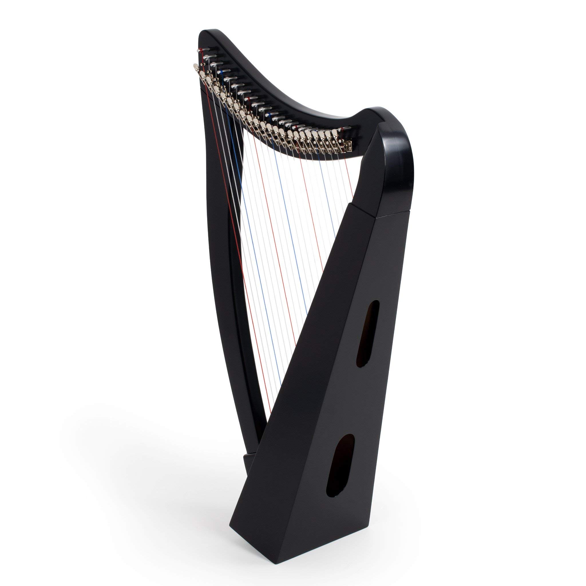 Amazon.com: MMX Celtic harp, Matt Black, 22 Strings (HX22BK