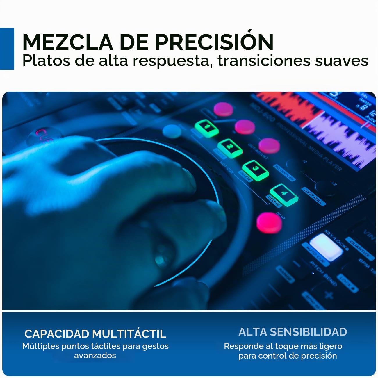 Gemini MDJ-600 Mixer | Reproductor de CD y USB independiente o