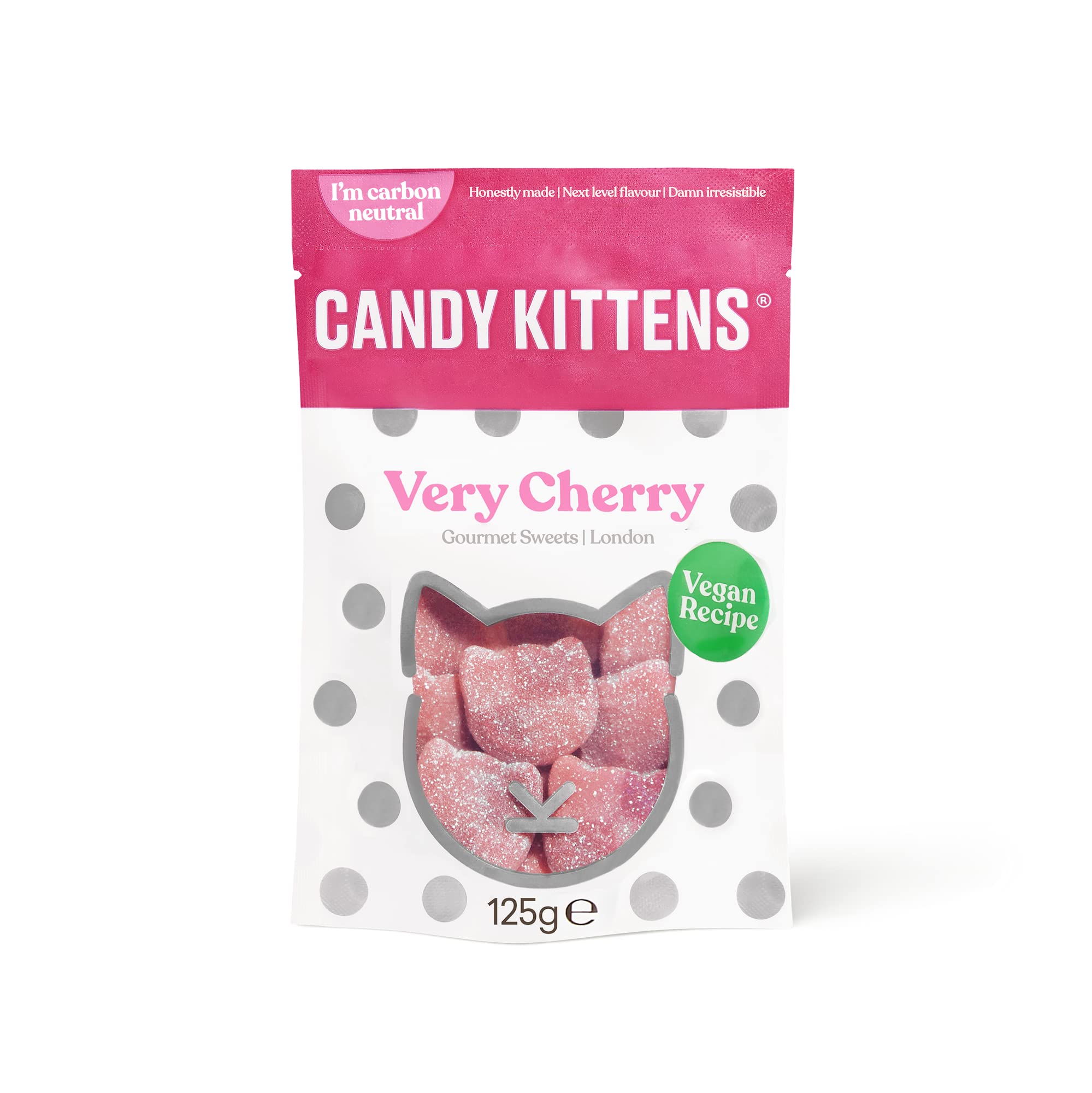 Buy Candy Kittens Very Cherry Vegan Sweets, Packed with Fruit Juice