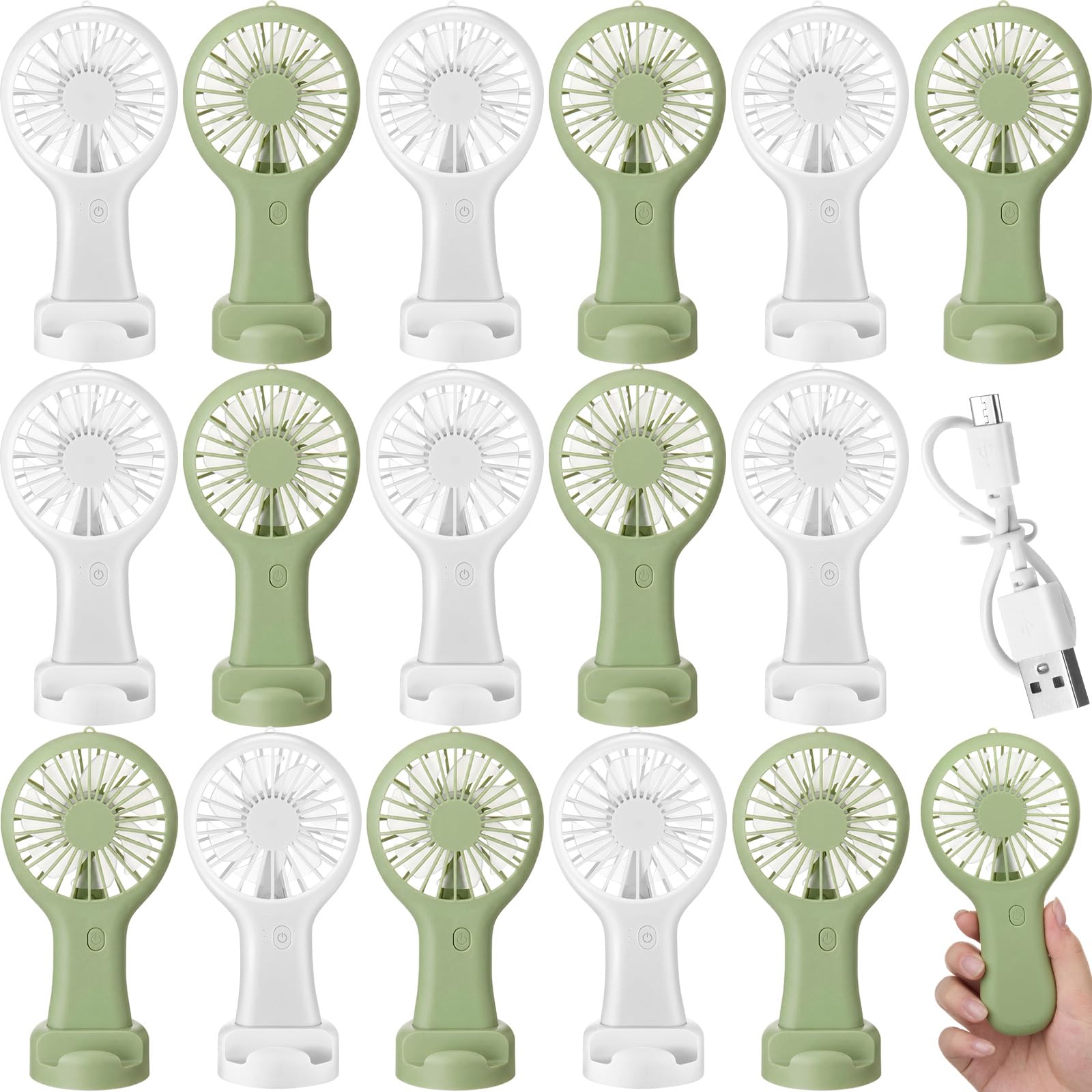 Mini ventilateur portable USB cadeau d'été pour invités de mariage et fête