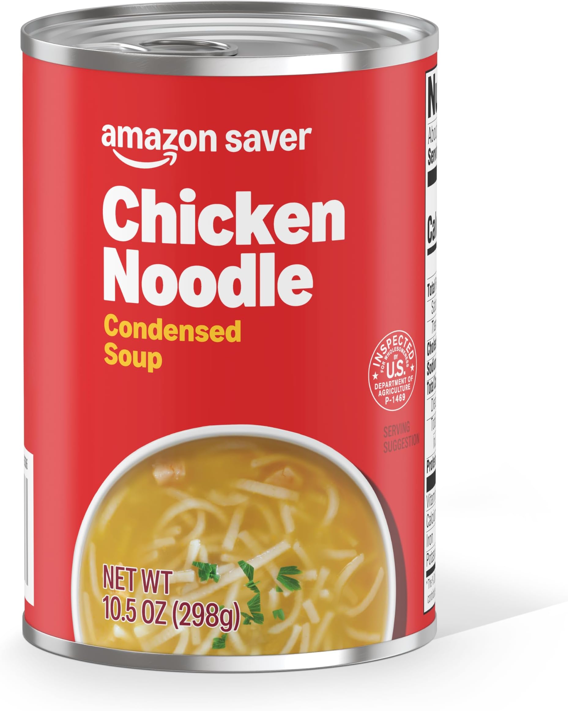 Amazon Fresh, Chicken Noodle, Condensed Soup, 10.5 Oz (Previously Happy Belly, Packaging May Vary)