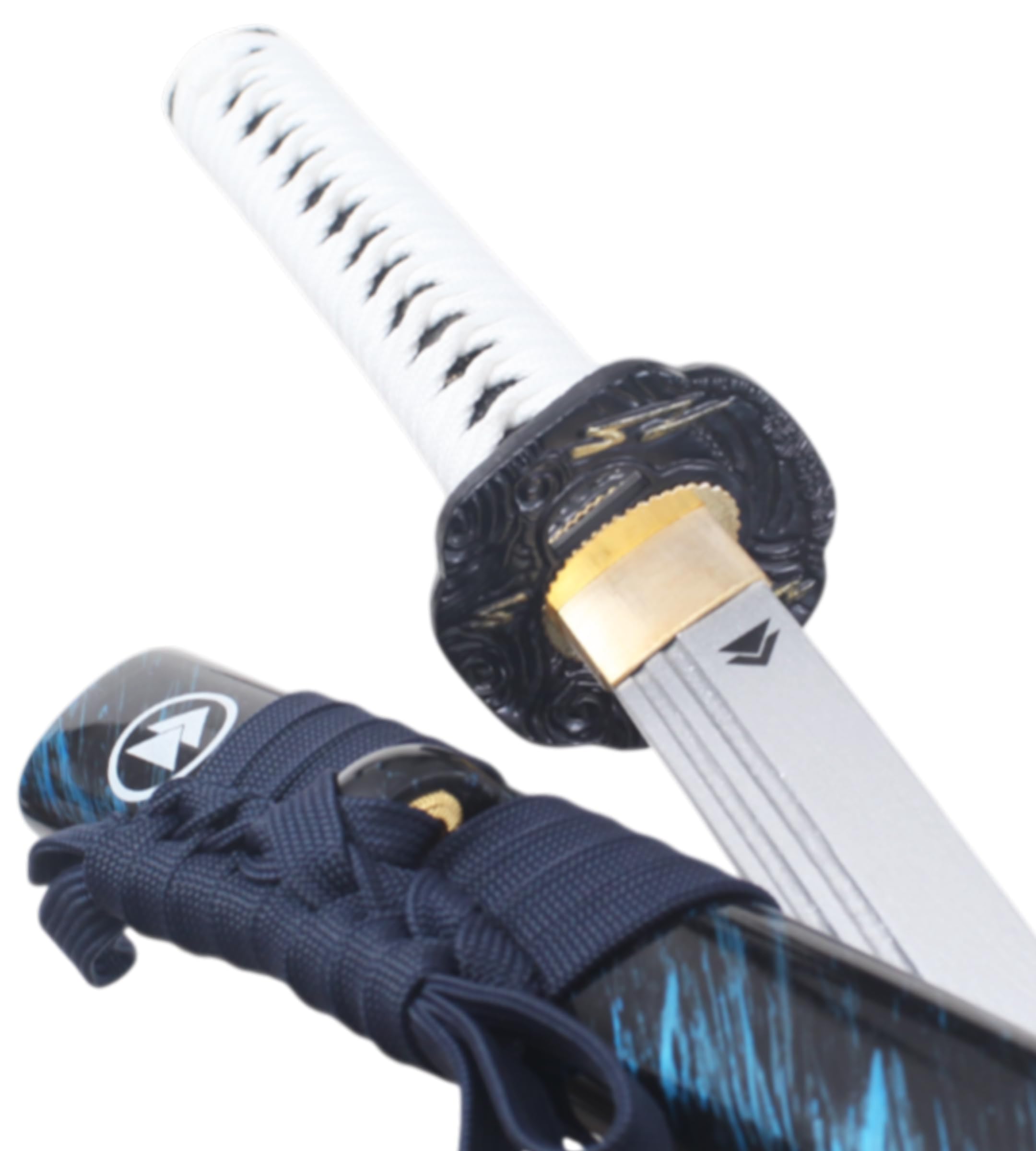 Ghost of Tsushima Katana en Bois Sabre Jin Sakai Epee Replique Cosplay Deluxe Edition + Presentoir en Bois Inclus