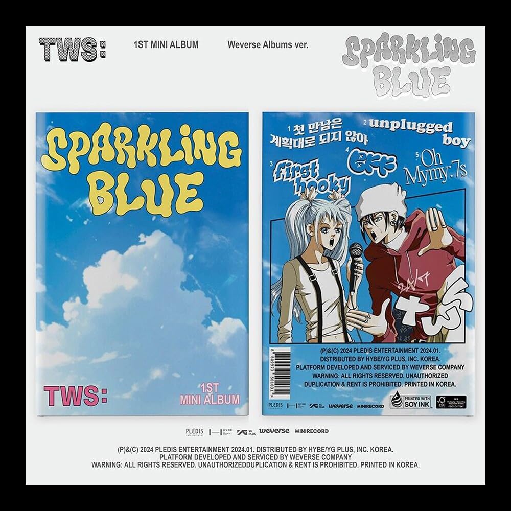 Amazon.com: (WEVERSE ALBUMS Ver.) TWS [SPARKLING BLUE] 1st Mini