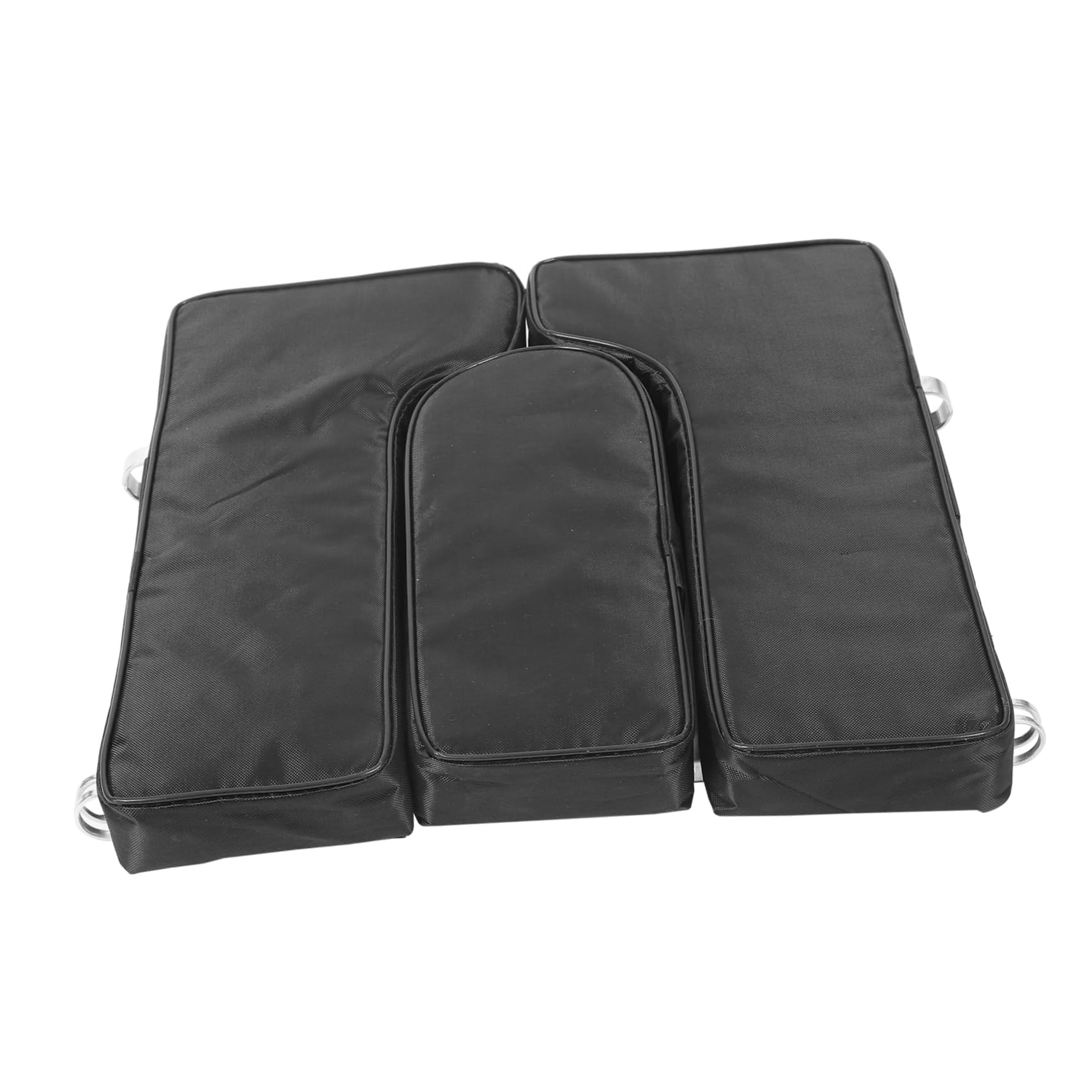 FRCOLOR Cojín para Asiento de Silla de Ruedas de Esponja y Cuero Negro