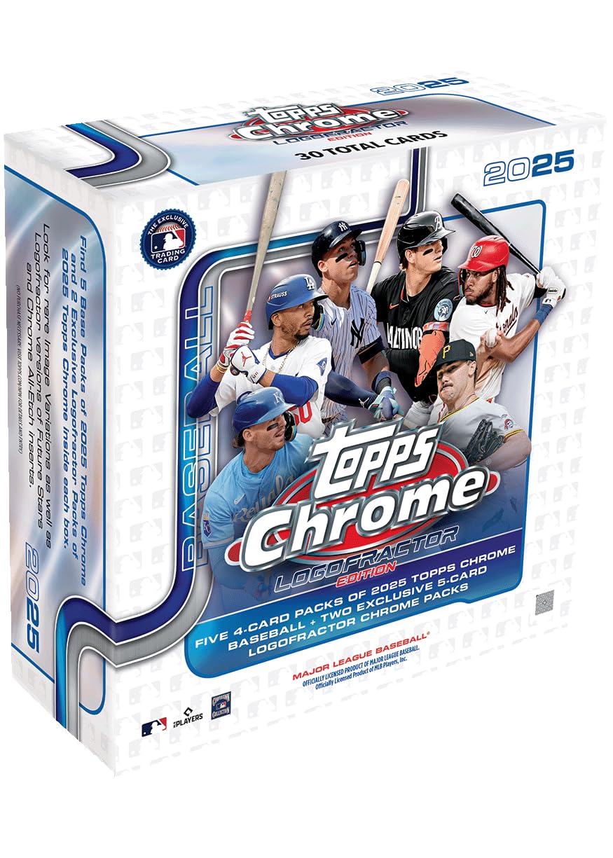 その他 TOPPS CHROME Amazon.com: 2025 Topps Chrome Baseball Logofractor Edition Box