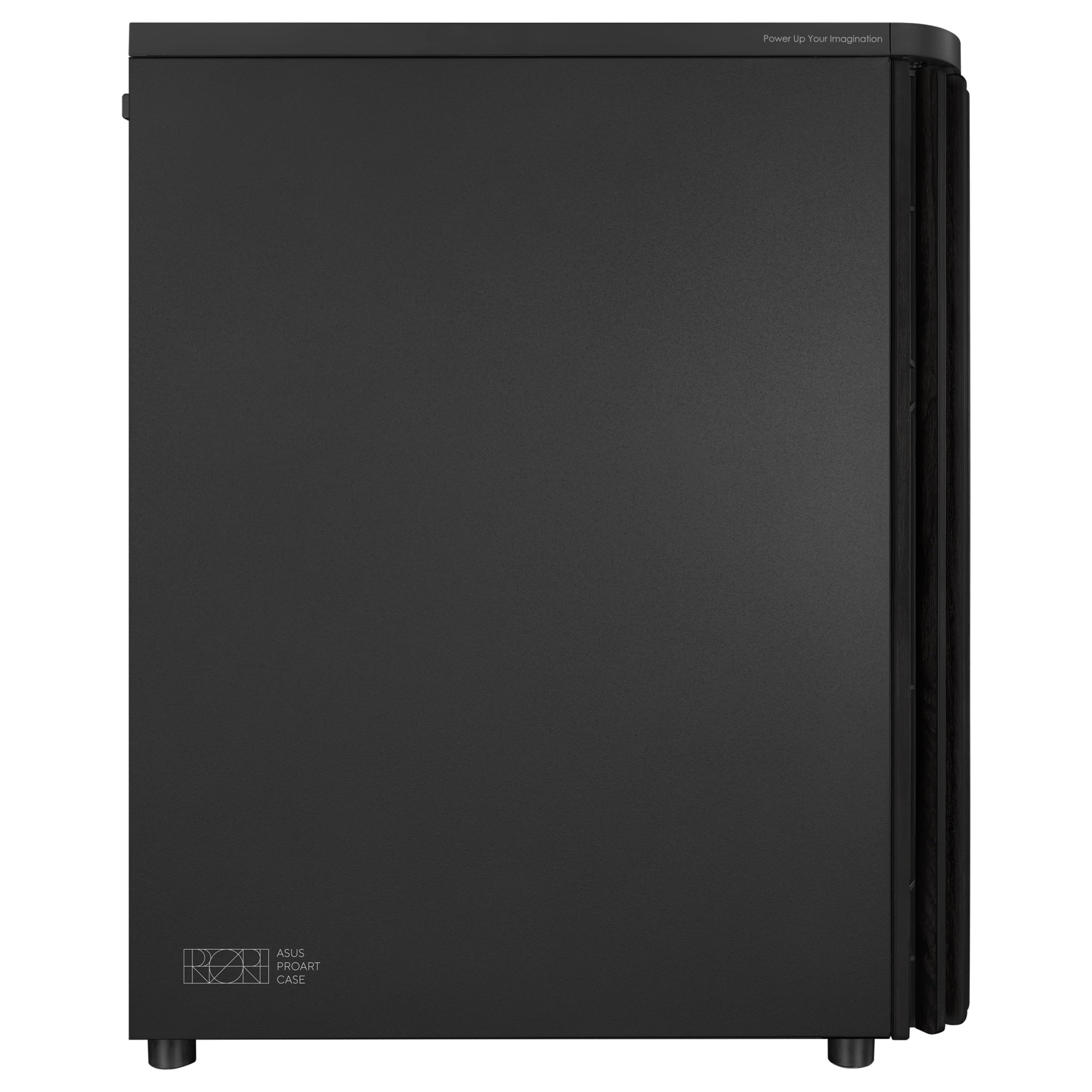 ASUS ProArt PA401, Chasis ATX con Panel de Metal, Compatible con GPU de hasta 314 mm, Dos Ventiladores de 160 mm, Bloqueo del Panel Lateral, Soporte para Fuente de alimentación extraíble