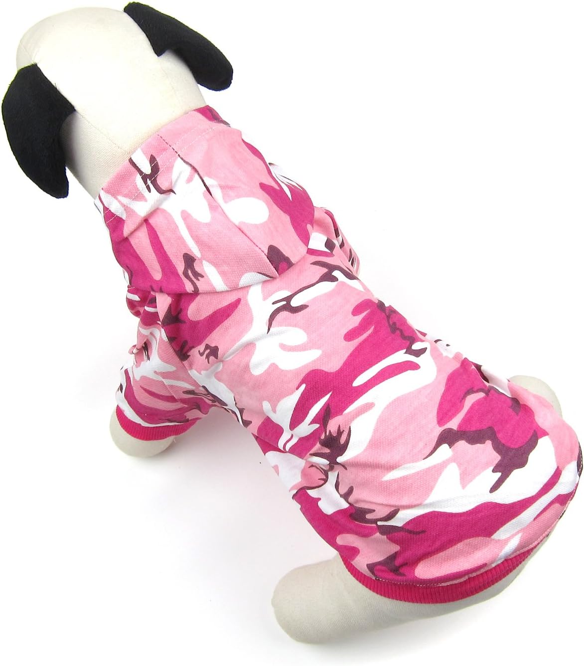 Alfie Pet - Meredith Military Hoodie - Color: Pink Camo, Size: Large