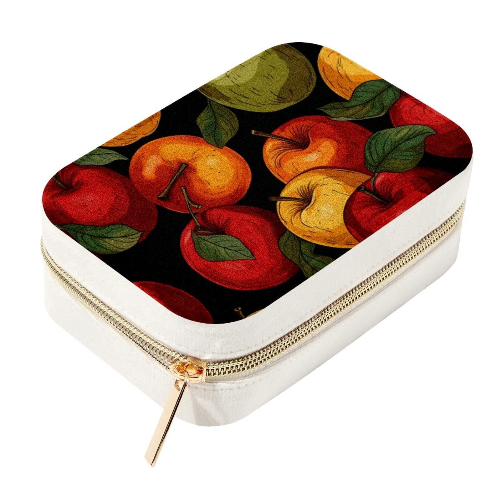 Boîte à bijoux de voyage chic, écrin en similicuir pour femme