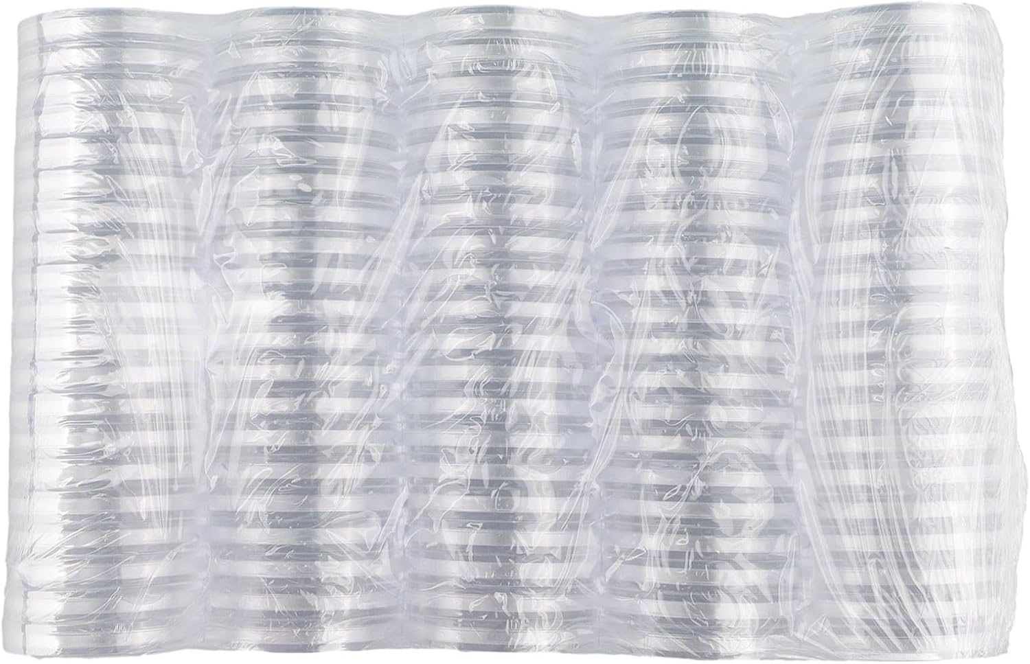 Coin Storage Cases 100Pcs Portable 32mm Round Holders Tokens And Badges, Lightweight