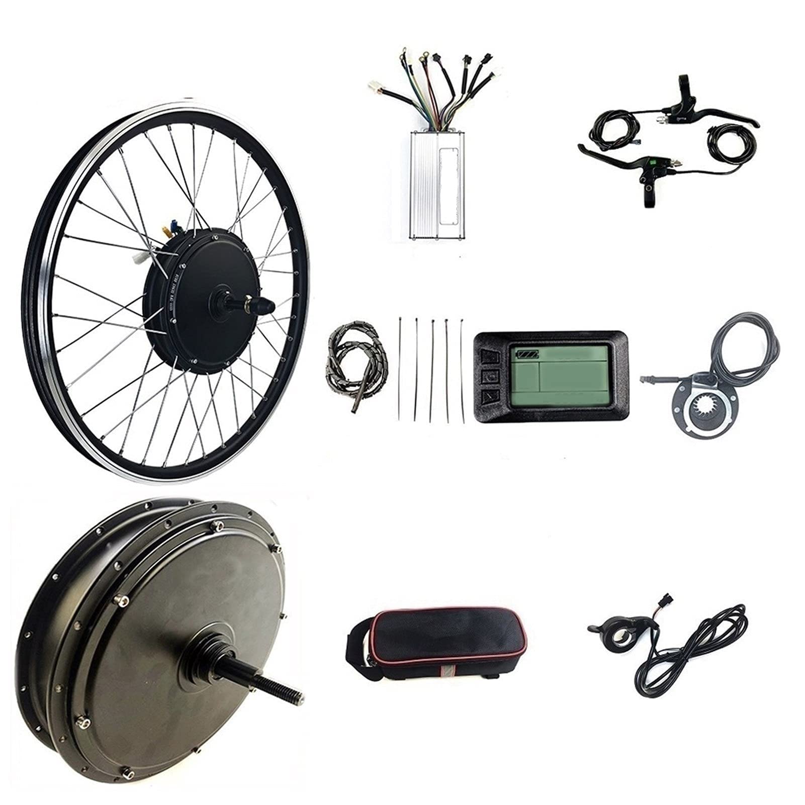 Amazon.co.jp: 電動自転車前輪フレーム キット 20
