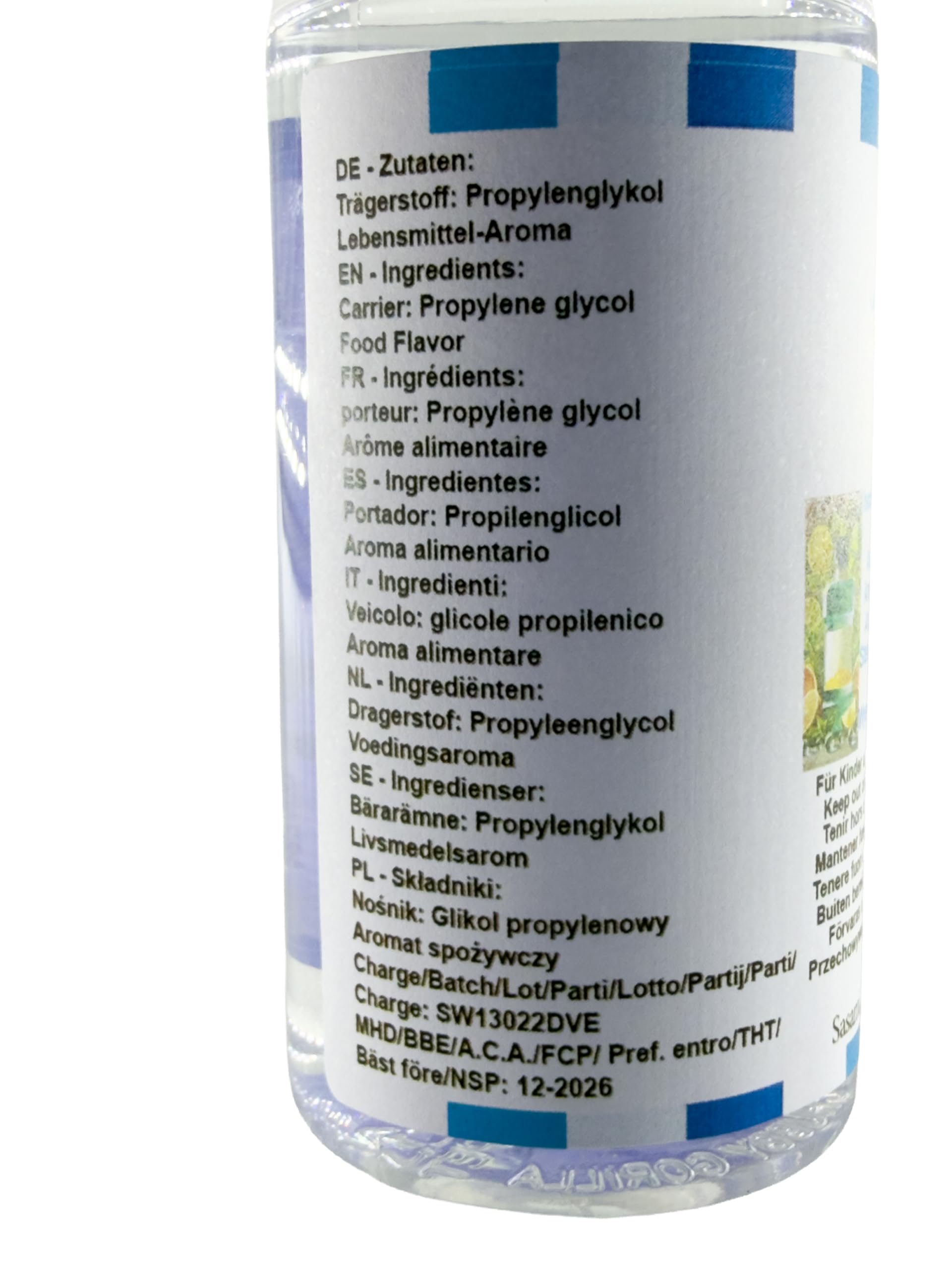 ListerFresh - płynu do płukania jamy ustnej aromat Koncentrat - wegański - Sasami - 100ml