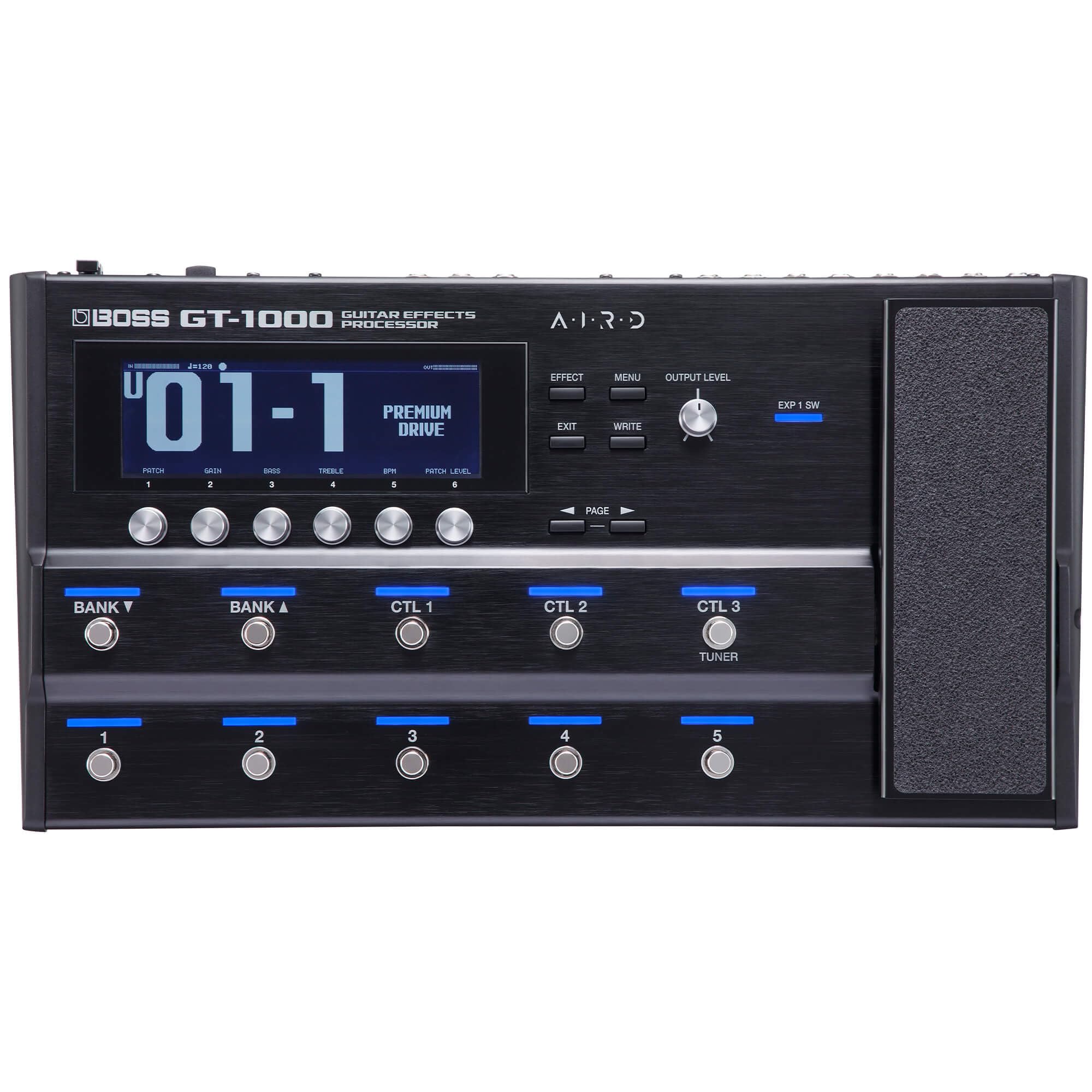 BOSSGT-1000 | Industry-Leading Guitar Effects Processor | Unmatched Sound Quality | Highly Expressive Guitar Amps Crafted with AIRD | Onboard BOSS Effects | Built-in Bluetooth | I/O Features