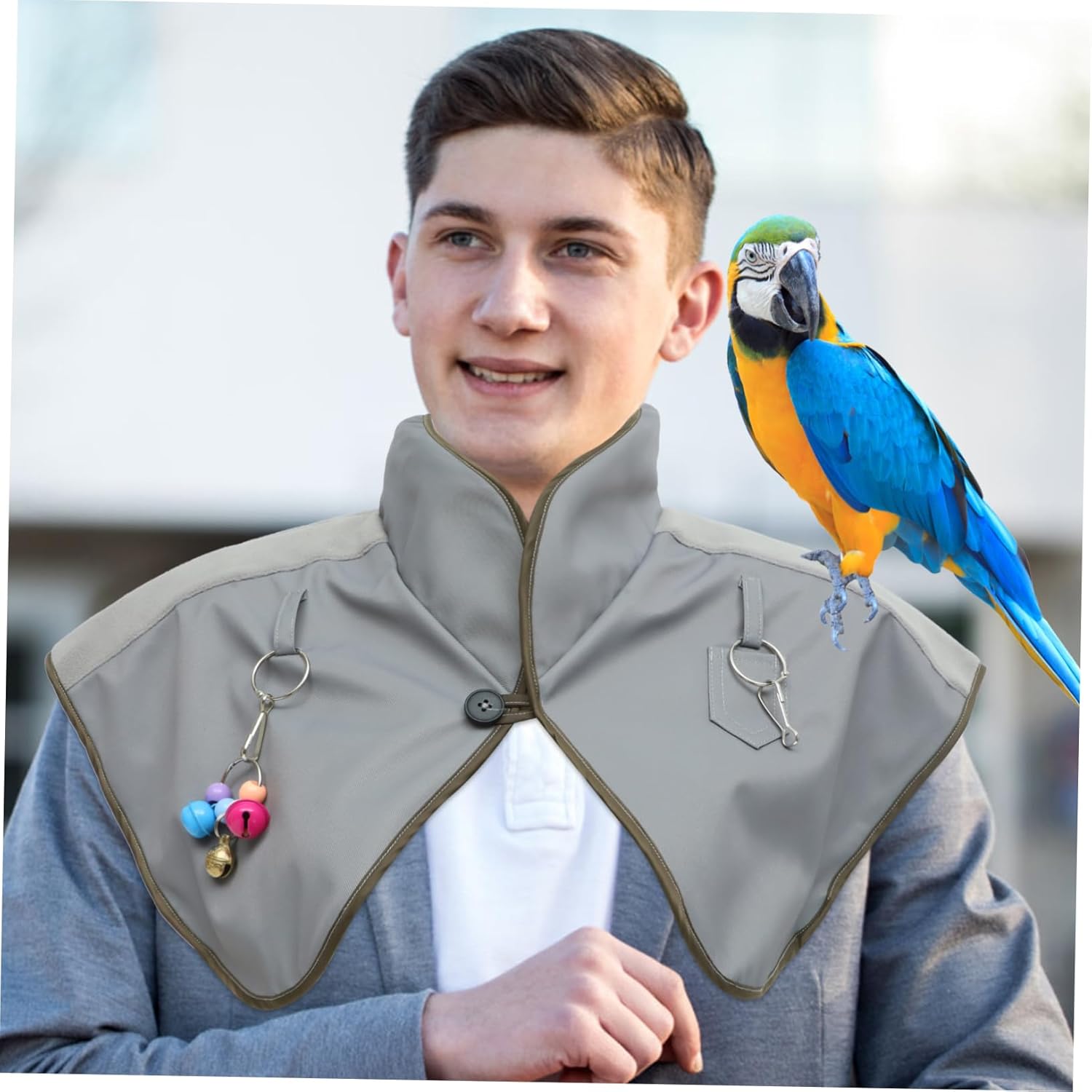Parrot Cape Shoulder Pad Bird Protective Diaper Parrots Shoulder Scratch Protector Pad Pet Clothing Guard