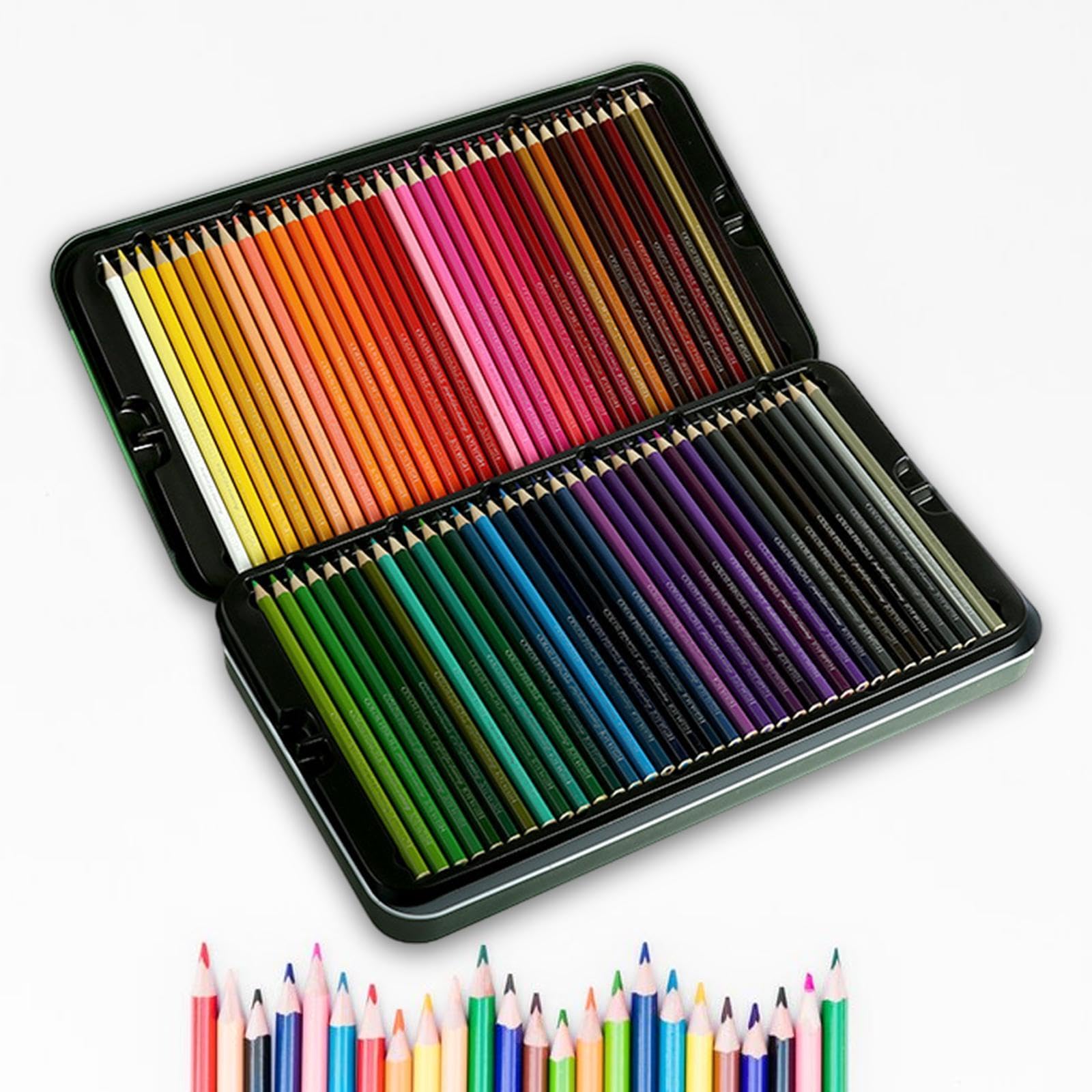 LOVIVER 72 Buntstifte-Set, Buntstifte, Zeichenstifte auf Ölbasis zum Schattieren, Künstlerbedarf, Künstler, Profis, Coloristen