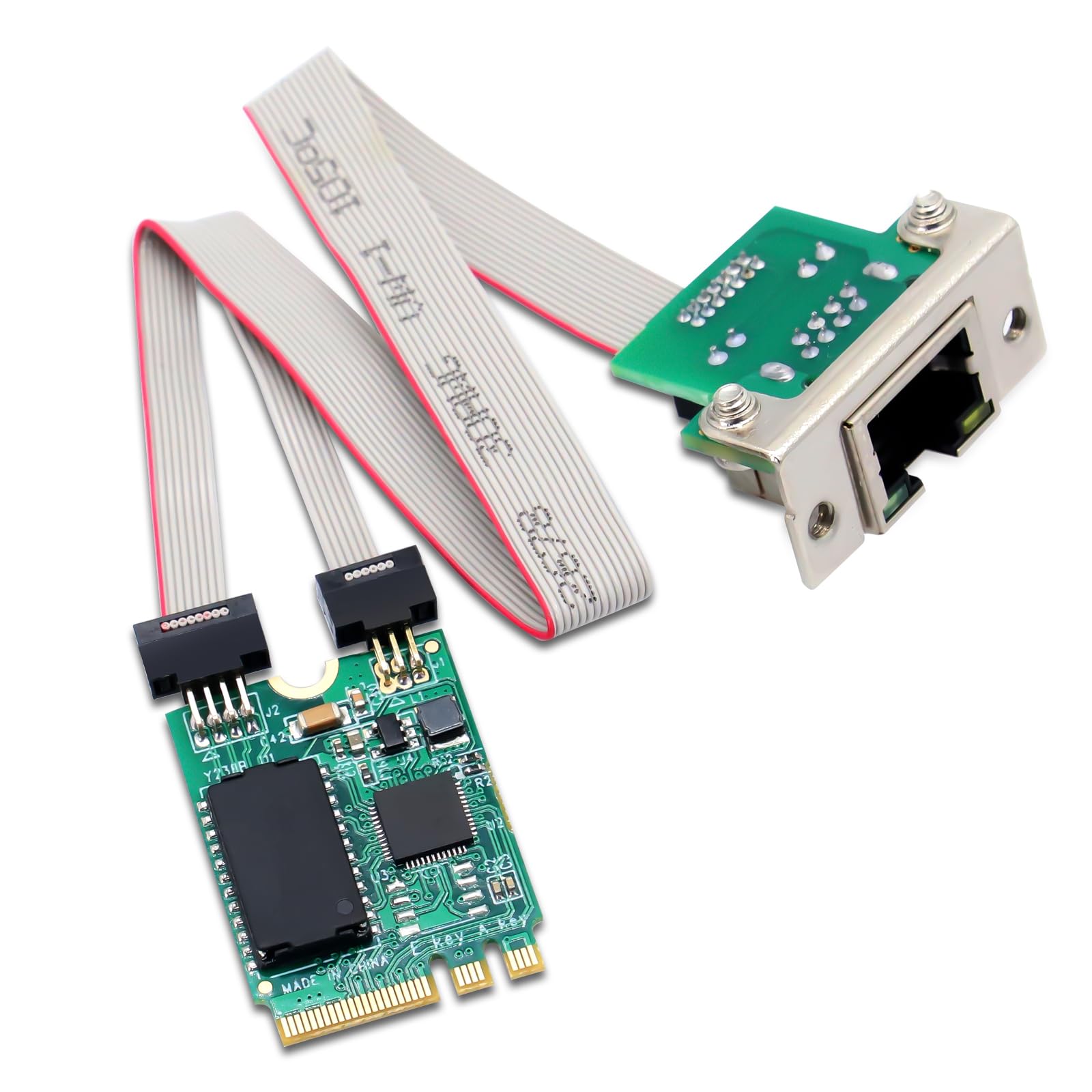 M.2 2.5G Gigabit LAN Ethernet, M.2 Key A+E 2.5 gbit scheda di rete con chipset RTL8125B, singola porta multi Gigabit PCIExpress adattatore di rete per Win/Linux