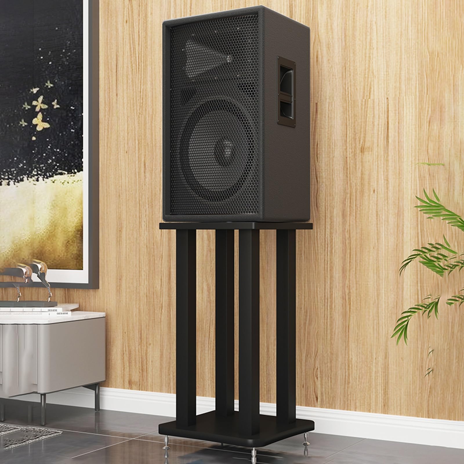 Supports d'enceintes de home cinéma pour soirées de films immersives
